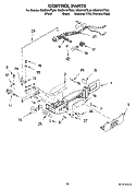 CONTROL PARTS Diagram and Parts List for GS5SHAXTB00  Whirlpool Refrigerator
