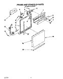 Part Location Diagram of 3370858 Whirlpool RETAINER, PANEL