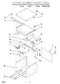 SECTION Diagram and Parts List for RM778PXXB1  Whirlpool Microwave Oven Combo