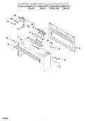 CABINET AND INSTALLATION Diagram and Parts List for KHMS147HBL1  KitchenAid Microwave