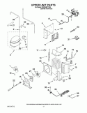 UPPER UNIT PARTS Diagram and Parts List for KSSO48FTX04  KitchenAid Refrigerator
