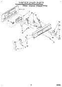 CONTROL PANEL Diagram and Parts List for RF364BXBW0  Whirlpool Range
