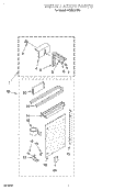 INSTALLATION Diagram and Parts List for ACM052XG1  Whirlpool Air Conditioner
