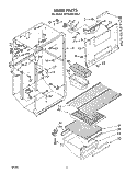 LINER Diagram and Parts List for ET19JKXLWR1  Whirlpool Refrigerator