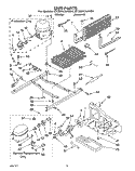 UNIT Diagram and Parts List for ET22PKXAN01  Whirlpool Refrigerator