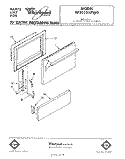 SECTION Diagram and Parts List for RF3010XPW0  Whirlpool Range