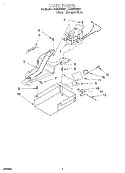 LOCK, LITERATURE Diagram and Parts List for SS385PEEB1  Whirlpool Range