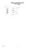 MISCELLANEOUS, OPTIONAL Diagram and Parts List for CAWC529JQ0  Crosley Washer