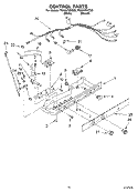 CONTROL Diagram and Parts List for TS25AFXKT00  Estate Refrigerator