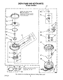 3367441 PUMP AND MOTOR Diagram and Parts List for DU9700XR2  Whirlpool Dishwasher