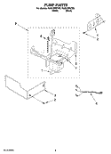 PUMP PARTS Diagram and Parts List for KUIS18PNTW0  KitchenAid Ice Maker