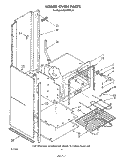 LOWER OVEN , LITERATURE AND OPTIONAL Diagram and Parts List for RB170PXL5  Whirlpool Wall Oven