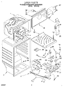 LINER Diagram and Parts List for ET20GKXDW02  Whirlpool Refrigerator