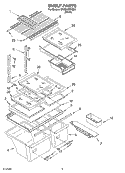 SHELF, OPTIONAL Diagram and Parts List for ER9SHKXKQ01  Whirlpool Refrigerator