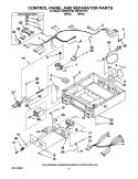OPTIONAL PARTS (NOT INCLUDED) Diagram and Parts List for GU2300XTVB1  Whirlpool Dishwasher
