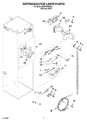 REFRIGERATOR LINER PARTS Diagram and Parts List for KSSP36QMS00  KitchenAid Refrigerator