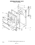 REFRIGERATOR DOOR , LITERATURE AND Diagram and Parts List for ET16XKXMWR0  Whirlpool Refrigerator