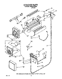 Part Location Diagram of LIT2156517 Whirlpool Service & Wiring Sheet