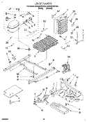 UNIT Diagram and Parts List for 4ED20ZKXDN00  Whirlpool Refrigerator