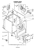 SECTION Diagram and Parts List for LE3000XPW0  Whirlpool Dryer