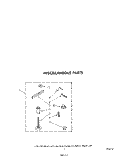 MISCELLANEOUS Diagram and Parts List for LA5558XSW0  Whirlpool Washer