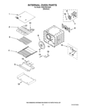 INTERNAL OVEN PARTS Diagram and Parts List for KDRU763VSS03  KitchenAid Range