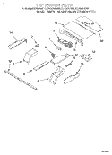 TOP VENTING, OPTIONAL Diagram and Parts List for KEBS277DBS7  KitchenAid Wall Oven