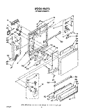 DOOR Diagram and Parts List for WU6850V1  Roper Dishwasher