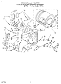 BULKHEAD Diagram and Parts List for RGX4635EN0  Roper Dryer
