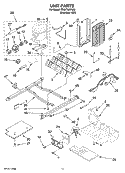 UNIT PARTS Diagram and Parts List for ED5LTAXVL00  Whirlpool Refrigerator