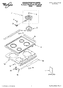 Part Location Diagram of 3191026 Whirlpool ELMNT-SURF