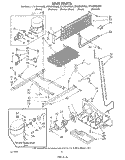 UNIT Diagram and Parts List for ET22DKXVM00  Whirlpool Refrigerator