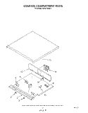 CONTROL COMPARTMENT Diagram and Parts List for KEBS176SBL3  KitchenAid Wall Oven