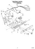 CONTROL PARTS Diagram and Parts List for SS25HFXLS00  Whirlpool Refrigerator