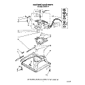 MACHINE BASE Diagram and Parts List for LA4800XTF1  Whirlpool Washer
