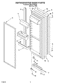 Part Location Diagram of 2206630B Whirlpool BRACKET
