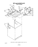 TOP AND CABINET , LITERATURE AND OPTIONAL Diagram and Parts List for LA5500XPW6  Whirlpool Washer