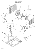 UNIT, LITERATURE Diagram and Parts List for RA71G0  Whirlpool Air Conditioner