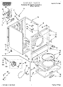 SECTION Diagram and Parts List for REL4636BL3  Roper Dryer