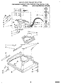 MACHINE BASE Diagram and Parts List for CA2751XYN0  Whirlpool Washer