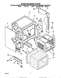 OVEN CHASSIS Diagram and Parts List for KERC607GBS0  KitchenAid Range
