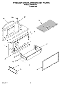Part Location Diagram of 2309221 Whirlpool SPACER