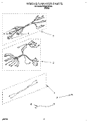 Part Location Diagram of 3169506 Whirlpool HARNS-WIRE
