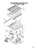 COMPARTMENT SEPARATOR Diagram and Parts List for ET18LKXAN00  Whirlpool Refrigerator