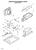 AIRFLOW AND CONTROL PARTS Diagram and Parts List for CA15WYR1  Crosley Air Conditioner