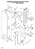 Part Location Diagram of 2306048 Whirlpool COVER-EVAP