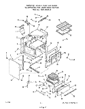 LOWER BODY Diagram and Parts List for 1835W1A  Roper Range
