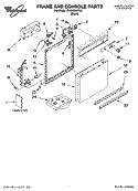 Part Location Diagram of W10039510 Whirlpool Insert, Console (Black)