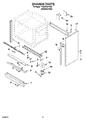Part Location Diagram of 9760828 Whirlpool Conduit