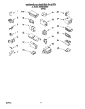 WIRING HARNESS Diagram and Parts List for KAWE977BWH0  KitchenAid Washer